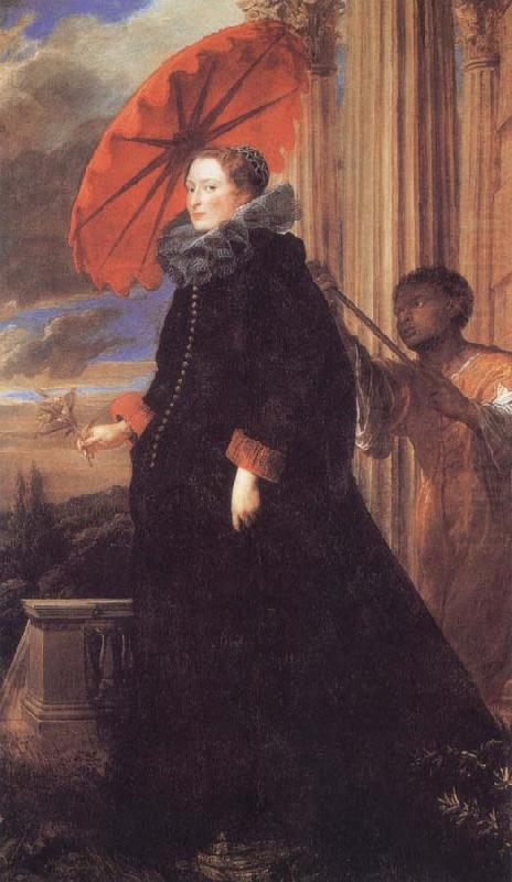 Marchesa Elena Grimaldi,Wife of Marchese Nicola Cattaneo, Anthony Van Dyck